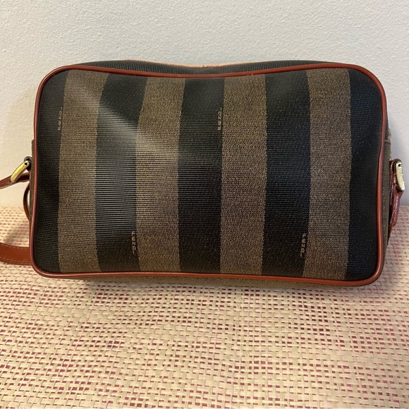 Fendi authentic vintage crossbody canvas bag - Picture 3 of 9